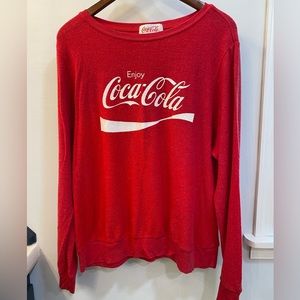 Coca-Cola Womens L Sweatshirt